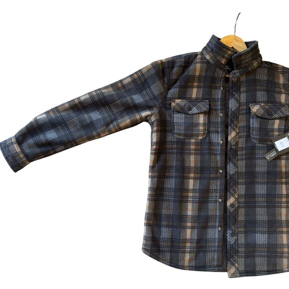 Oneill Flannel Shirt Jacket Small SuperFleece Sherpa Lined Shacket NWT - Picture 14 of 16